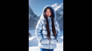 爱斯基摩女孩平凡的一生 The Ordinary Life of an Eskimo Girl fyp Eskimo life girl 爱斯基摩人 aianimation ai [upl. by Aeirdna]