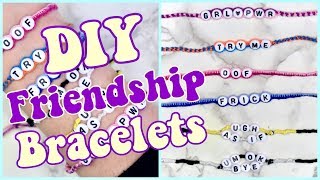 Easy bracelet from two threads – beginner friendly video tutorial [upl. by Milks]