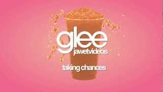 Glee Cast  Taking Chances karaoke version [upl. by Litha]