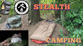 Stealthy Bivvy Bag Camping in the Summer Heat  Snugpak Special Forces Set up [upl. by Fitton]