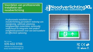 Voordelen van professionele installatie van noodverlichting [upl. by Ahsieit212]