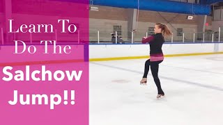 How To Do A Salchow Jump in Figure Skates [upl. by Ygief]