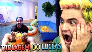 REAGINDO À TROLLAGEM DO LUCCAS PRAIA NO MEU QUARTO 10 [upl. by Adnwahsat449]