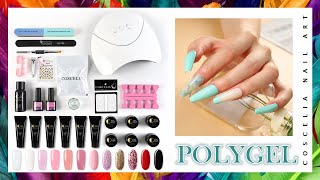 ♡ How to UV amp Extention Polygelnails👈 [upl. by Esra]