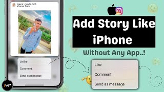 How To Add Story Like iPhone On Android Instagram 🔥  iOS Like Story On Android [upl. by Pennebaker801]