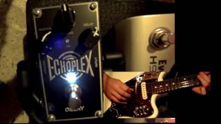 Jag Dunlop Echoplex Delay and Preamp Fender AVRI Jaguar Vox AC30 EP103 and EP101 [upl. by Akkina]