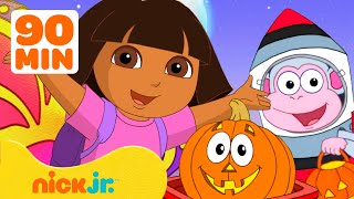 Dora the Explorer  Doces ou Travessuras com Dora a Aventureira e Botas 🍬 90 Minutos  Nick Jr [upl. by Suiddaht524]