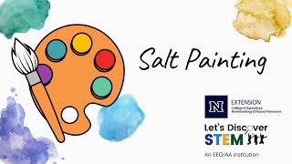 Let’s Discover STEM Salt Painting [upl. by Brufsky489]