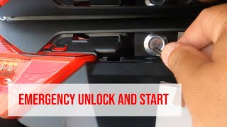 Honda Goldwing 2022 Emergency unlock and Emergency start [upl. by Simona]