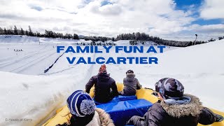 Village Vacances Valcartier Quebec  Snow Tubing  Water Park  Hotel de Glace  Winter Playground [upl. by Ciardap]