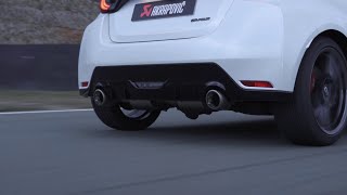 Toyota GR Yaris with an Akrapovič exhaust system [upl. by Eart]