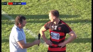 MAN OF THE MATCH PAURIC MAHONY AFTER BALLYGUNNER V DUNGARVAN 2024 WATERFORD HURLING CHAMPIONSHIP [upl. by Nibor304]