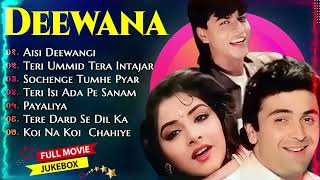 Deewana Movie All Songs Audio Jukebox Rishi Kapoor amp Divya BhartiShahrukh Khan [upl. by Accissej]