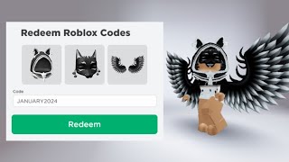 10 FREE ALL WORKING ROBLOX PROMO CODES ITEMS😳🥰JANUARY 2024 [upl. by Adaval]