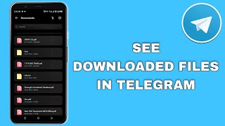 How To Fix Telegram Downloaded Media Files Not Showing  Telegram Downloaded Files Missing 2024 [upl. by Alenas]