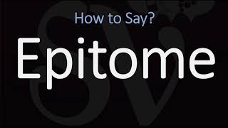 How to Pronounce Epitome CORRECTLY [upl. by Dudden163]