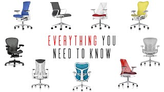 Used Buying Guide for almost Every Herman Miller Chair Aeron Embody Mirra 12 Sayl Setu Pt 1 [upl. by Eirehs]