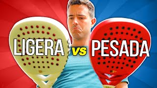 ¿QUÉ PESO ELEGIR EN TU PALA DE PADEL  el4Set [upl. by Cerallua417]