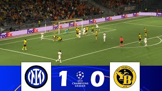 InterYoung Boys 10  UEFA Champions League 202425  Highlights della Partita [upl. by Cheri]