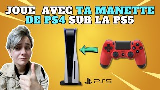 Comment jouer avec une manette de PS4 sur PS5 [upl. by Smailliw693]