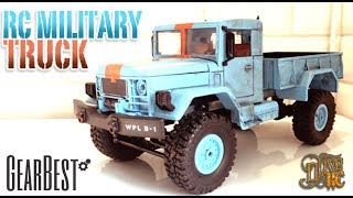 RC MILITARY TRUCK 116  1111Gearbest [upl. by Lewert963]