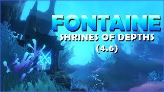 Fontaine 46 Shrines of Depths Locations  Genshin Impact [upl. by Heinrich]