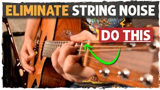 MUTE Guitar Strings While Strumming amp ELIMINATE Unwanted Notes [upl. by Miarhpe]