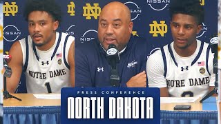 Micah Shrewsberry and Players Postgame Presser  N Dakota 11192024  Notre Dame Mens Basketball [upl. by Brocky5]