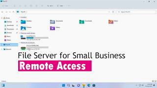 how to set up a file server for small business remote access [upl. by Lorna]