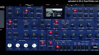 Korg multipoly virtuel analogue moog mother 32 analogue mono synth edm Trap demo no talking [upl. by Iuqcaj]