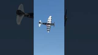 P47D Thunderbolt “Bonnie” Low Oshkosh 2023 p47 dottie warbird radial classic vintage wwii [upl. by Cicero]