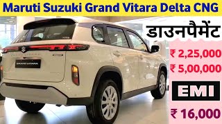 Maruti Suzuki Grand Vitara Delta CNG Price  2024 Maruti Grand Vitara Price  Best Suv car in CNG 🔥 [upl. by Azarcon102]