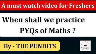 MATHS PYQs in Daily Schedule for FRESHERS  thepundits ssc ssccgl [upl. by Arlin661]