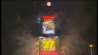 Happy New Year 2010 NY Times Square BALL DROP COUNTDOWN HD [upl. by Leuqer]