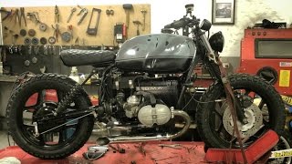 1986 BMW R80 Turnout Exhausts [upl. by Esojnauj]