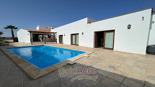 Villaverde Fuerteventura  Gorgeous 4 bedroom Villa now for sale [upl. by Renruojos]