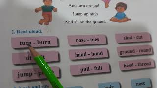 English Balbharati unit 4 chapter 1 an action song  Std 1st [upl. by Macpherson495]