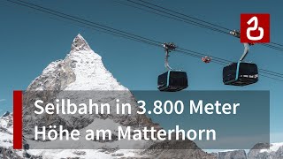 «Matterhorn Glacier Ride» Zermatt  Die höchste 3S der Welt am Klein Matterhorn [upl. by Ylera954]