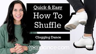 How to Shuffle dance lesson  Clogging Dance  YouDancecom [upl. by Christianity644]