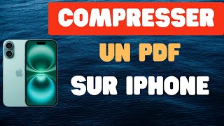 Comment compresser un PDF sur iPhone [upl. by Kissel]