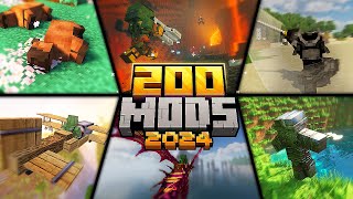 TOP 200 Mods For Minecraft OF ALL TIME  120411651122 ForgeFabric [upl. by Ydnal]