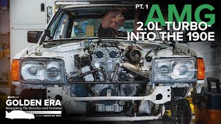 Squeezing A Turbocharged 20L AMG Engine Into A Mercedes 190E  FCP Euros Golden Era Project Pt 1 [upl. by Benedicto]