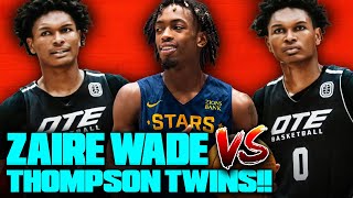 Thompson Twins vs Zaire Wade As FRESHMAN Full EXTENDED Cut [upl. by Azar768]