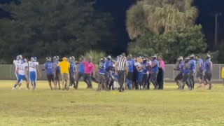 High school football fight between Inlet Grove Clewiston under investigation [upl. by Towers]