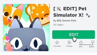 😱 Create Your OWN Pet Simulator X GAME NOW [upl. by Bevers]