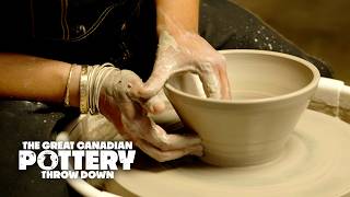 Beginner tips on how to throw a pottery bowl [upl. by Dam]