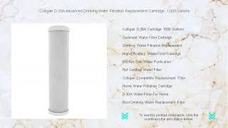 Culligan D30A Advanced Drinking Water Filtration Replacement Cartridge 1000 Gallons [upl. by Anwahsar]