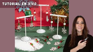 🎄ARITOS DE NAVIDAD🎄 ✨TUTORIAL EN VIVO 140 ArribaLaHabladera [upl. by Domela]