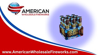 Golden Explosion 2quot  M1522A  Available at American Wholesale Fireworks [upl. by Irv]