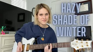 quotHazy Shade of Winterquot  The Bangles Guitar Cover [upl. by Nodnelg]